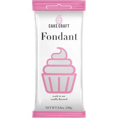 Cake Craft White Vanilla-Flavored Fondant, 8.8oz