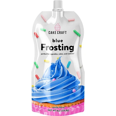 Cake Craft Royal Blue Vanilla-Flavored Frosting, 8oz