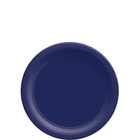 True Navy Blue Extra Sturdy Paper Dessert Plates, 7in, 24ct