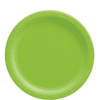Kiwi Green Extra Sturdy Paper Lunch Plates, 9in, 20ct