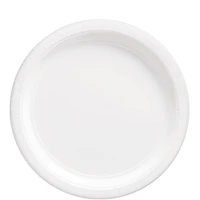 Extra Sturdy Paper Lunch Plates, 9in