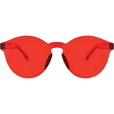 Frameless Red Glasses