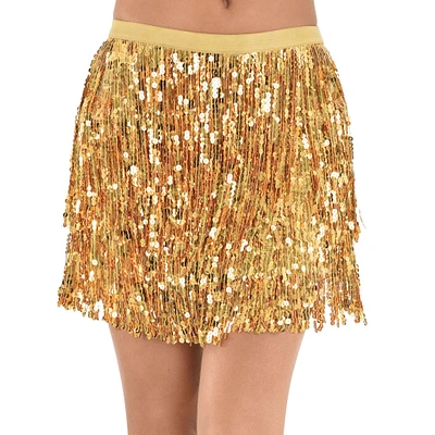 Adult Gold Sequin Skirt