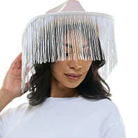 Iridescent Cowboy Hat with Fringe