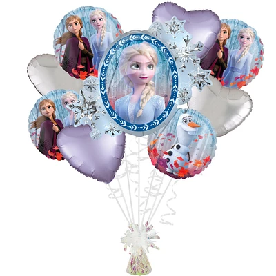 Frozen 2 Foil Balloon Bouquet with Balloon Weight, 10pc