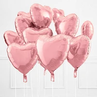 Hearts & Dots Valentine's Day Foil Balloon Bouquet, 6pc