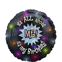 All About Me Birthday Foil Balloon Bouquet, 5pc