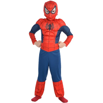 Boys Classic Spider-Man Muscle Costume