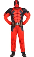 Adult Deadpool Muscle Costume Plus Size