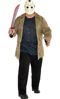 Adult Jason Voorhees Costume Plus Size - Friday the 13th