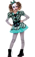 Girls Dark Doll Costume