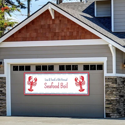 Custom Seafood Horizontal Banner