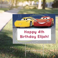 Custom Cars 3 Yard Sign