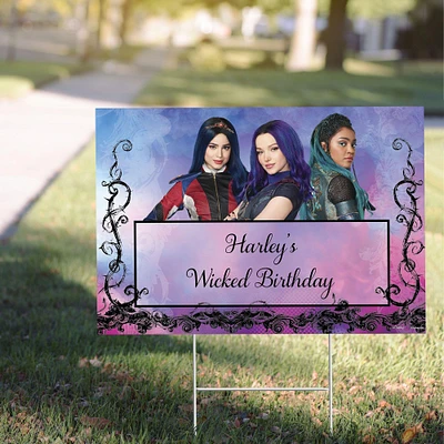 Custom Descendants 3 Yard Sign