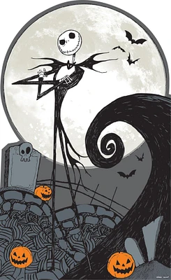 Nightmare Before Christmas Jack Skellington Centerpiece Cardboard Cutout, 18in