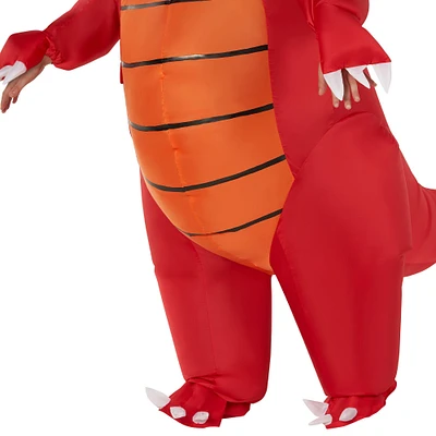 Kids' Red Dinosaur Inflatable Costume