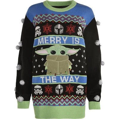 Adult The Child Ugly Christmas Sweater with Socks