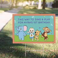 Custom CoComelon Plastic Yard Sign