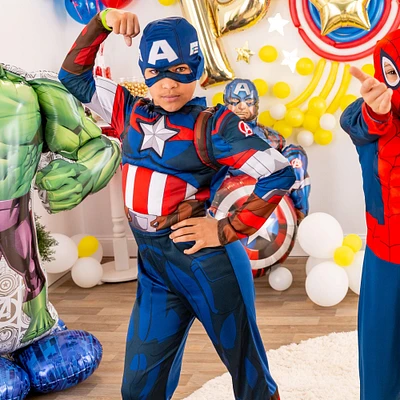 Kids' Captain America Muscle Costume