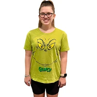 Adult Grinch Face T-Shirt