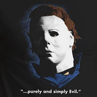Michael Myers Purely & Simply Evil Black Cotton T-Shirt