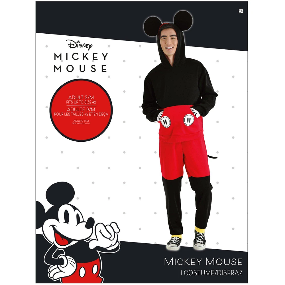 Adult Mickey Mouse Sweatsuit Costume