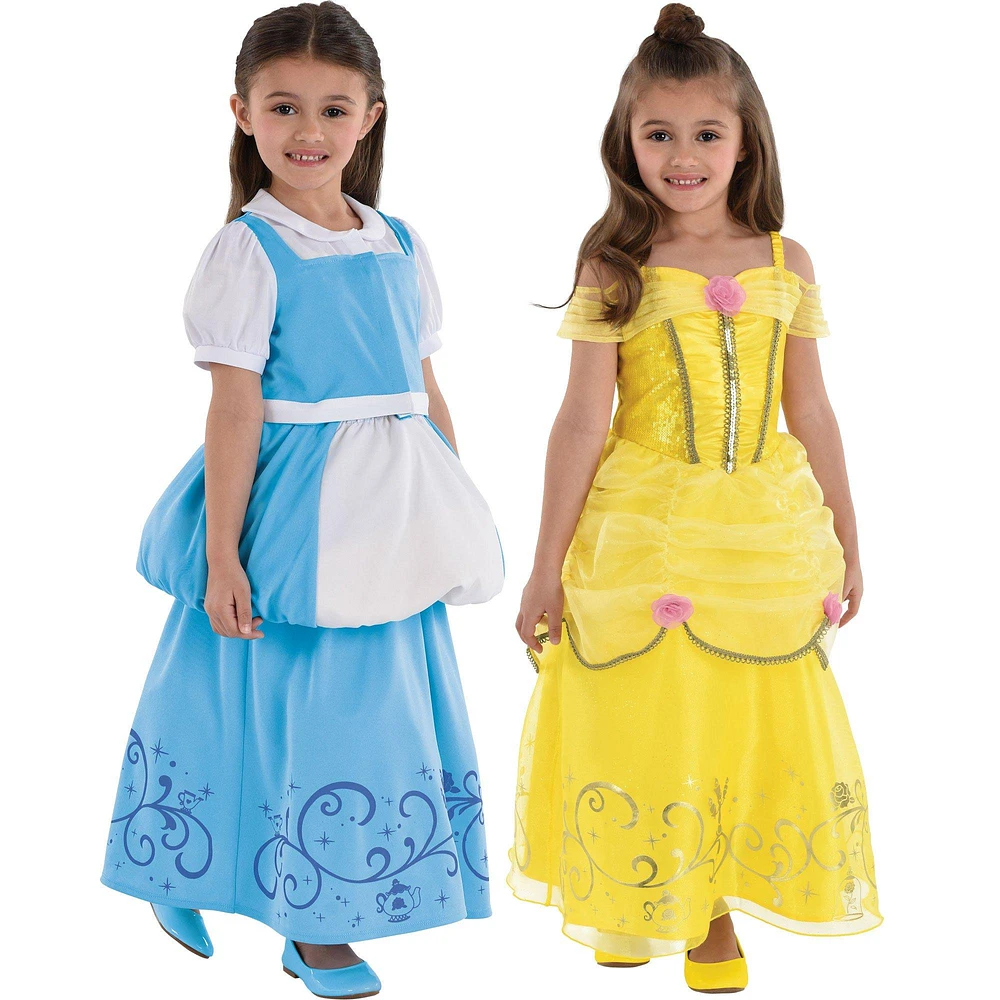 Kids' Transforming 2-in-1 Belle Costume