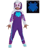 Kids' Glow-in-the-Dark Ghost-Spider Costume