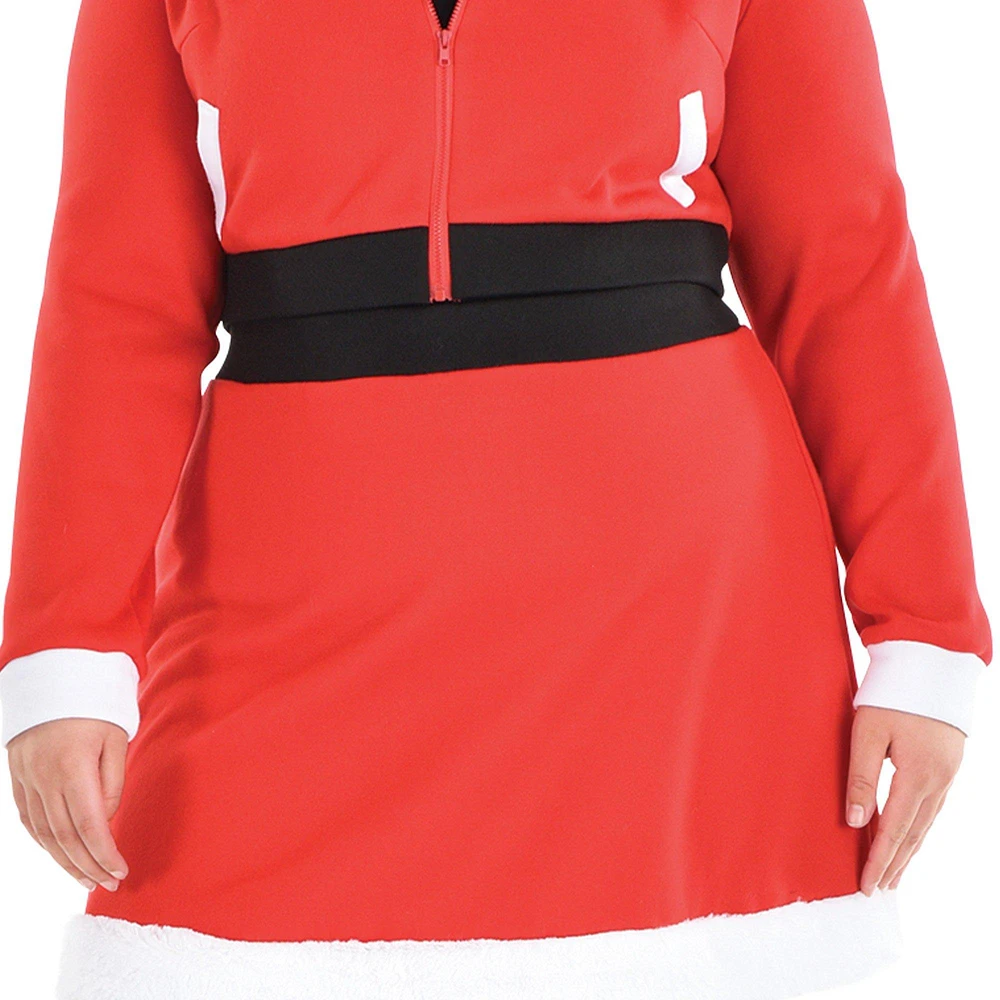 Adult Sassy Claus Plus Size Costume