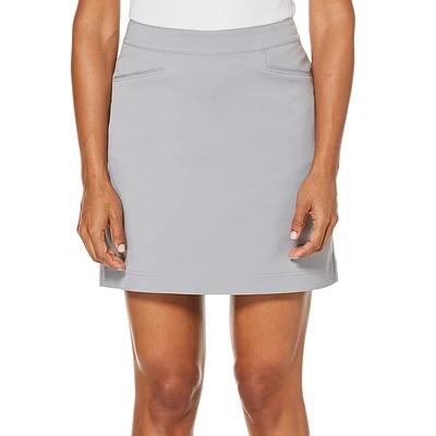 Tailored Woven Stretch Golf 17" Skort