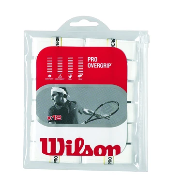 Wilson Pro Overgrip 12 Pack - White