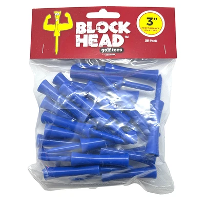 Block Head 3" Tees 25-Pack