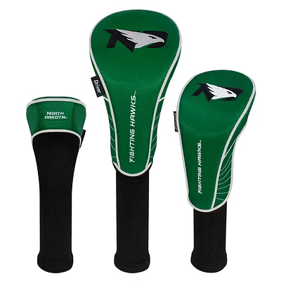 North Dakota Fighting Hawks Headcover Set of 3