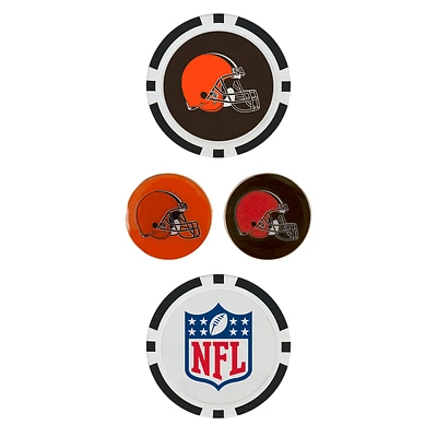 Team Effort Cleveland Browns Ball Marker Set