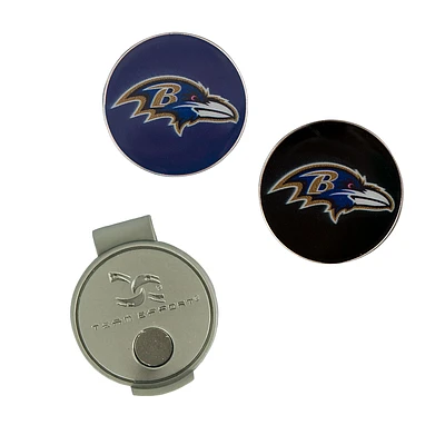 Team Effort Baltimore Ravens Hat Clip & Ball Marker