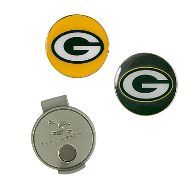 Team Effort Green Bay Packers Hat Clip & Ball Marker