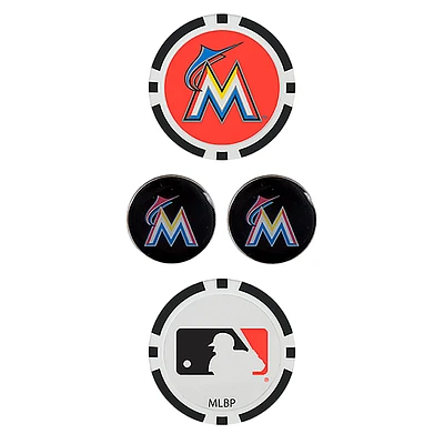 Team Effort Miami Marlins Ball Marker Set