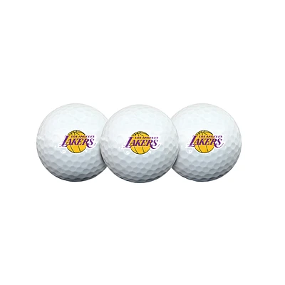 Team Effort Los Angeles Lakers Golf Ball Pack of 3