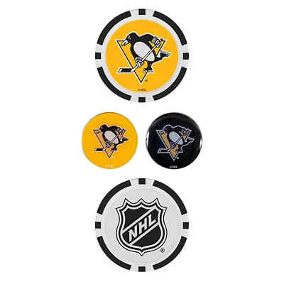 Team Effort Pittsburgh Penguins Ball Marker Set