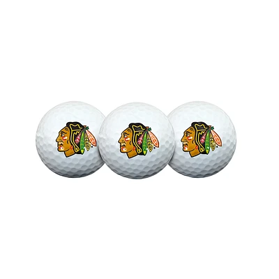 Team Effort Chicago Blackhawks Golf Ball 3 Pack