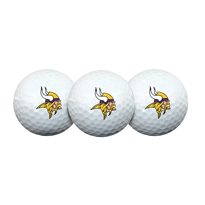 Team Effort Minnesota Vikings Golf Ball 3 Pack