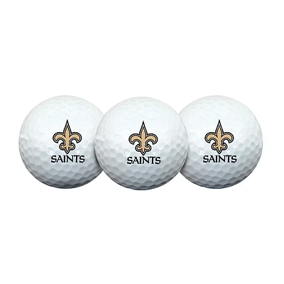 Team Effort New Orleans Saints Golf Ball 3 Pack