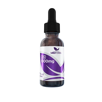 1000mg CBD Oil Tincture + MCT Coconut Oil