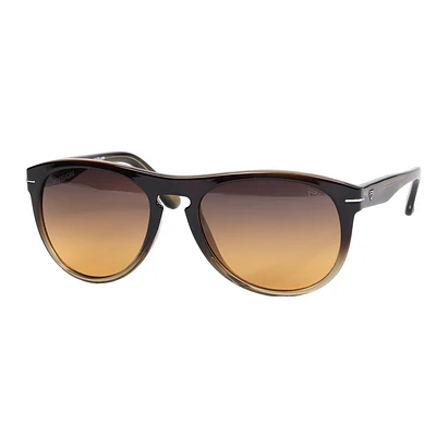 EOS Black and Olive European Wayfarer Sunglasses