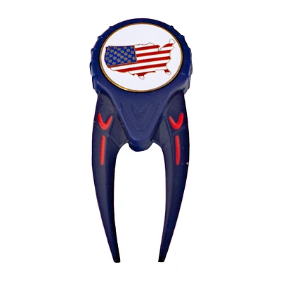 Premium Divot Tool w/ USA Ball Marker