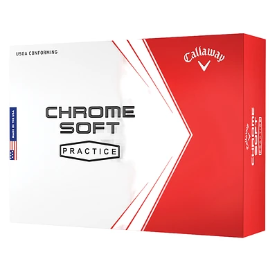 Chrome Soft Practice Golf Balls