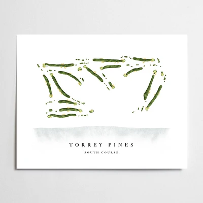 Torrey Pines - South Course - Golf Course Map