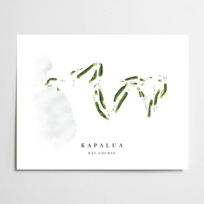 Kapalua - Bay Course - Golf Course Map