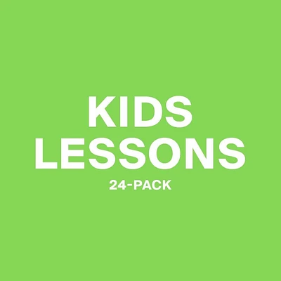 Kids 12 & under -Pack 30 Minute Lessons