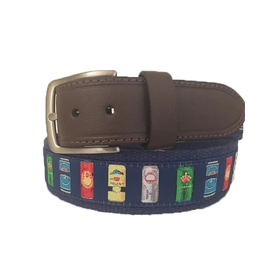 Web Beer Cans Belt